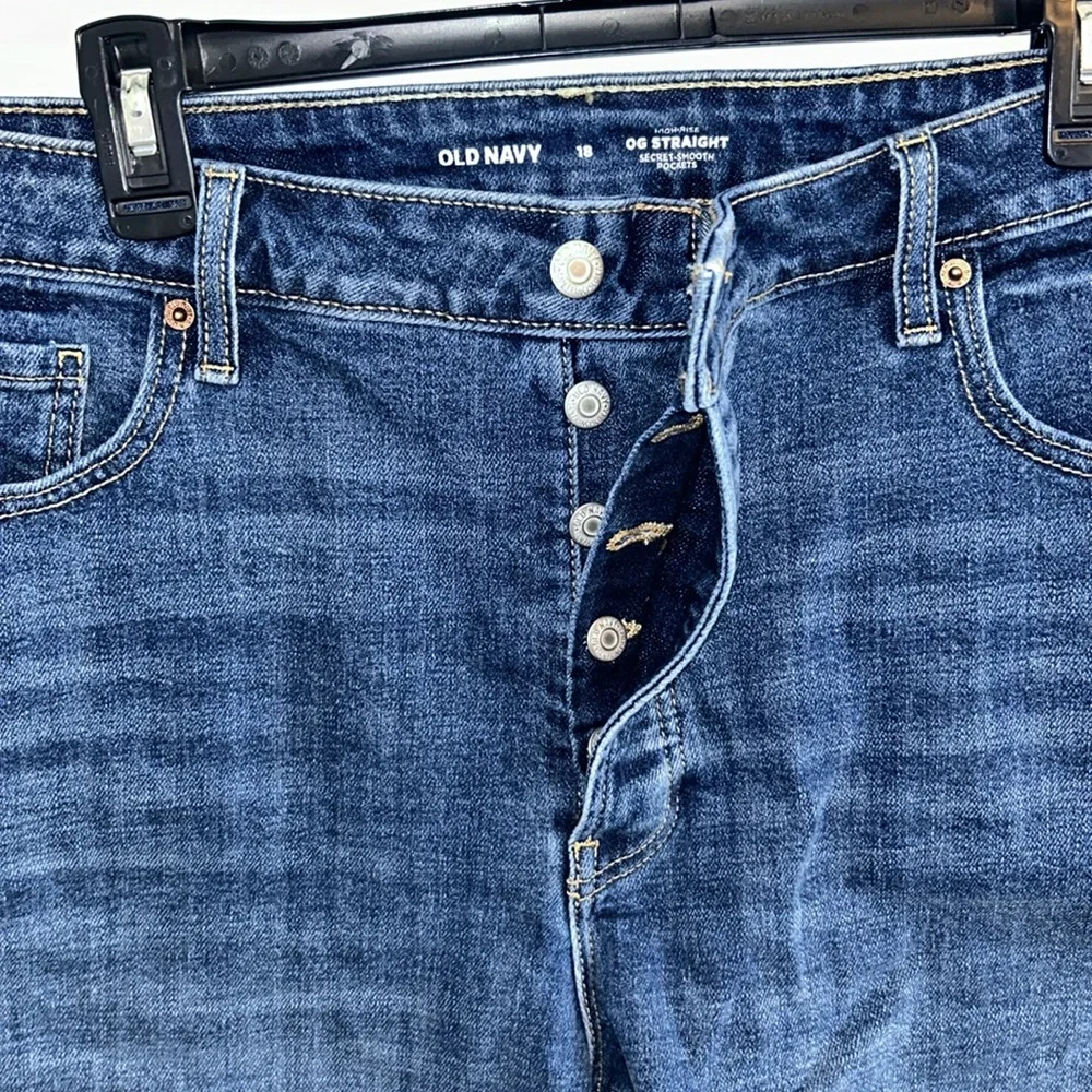 Plus - Old Navy Blue Denim Shorts - 18 - Picture 6 of 10